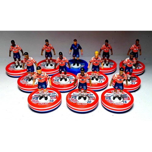 Subbuteo Andrew Table Soccer USA World Cup 2026 Team on WSB Professional bases 